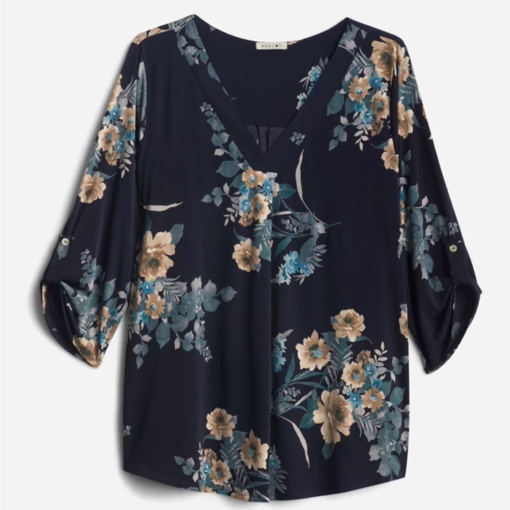 Beacon for Stitchfix Patty Roll Tab Knit Tab (NWT)